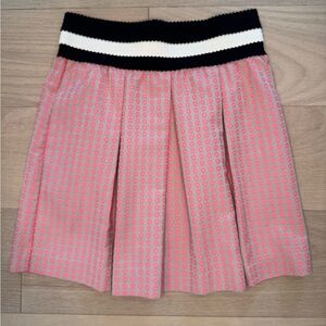 Maeve Pink Black and Tan Ballad Swing Skirt - Size Medium
